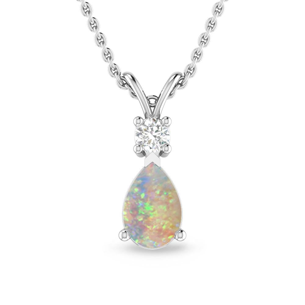 White Gold - Opal