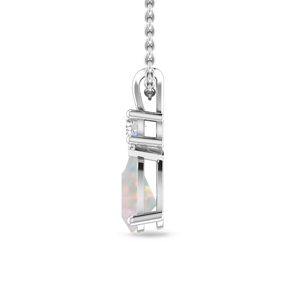 White Gold - Opal