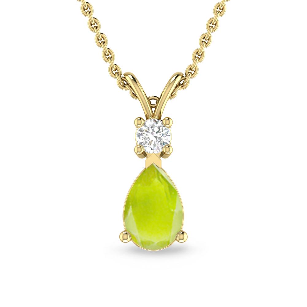 Yellow Gold - Peridot