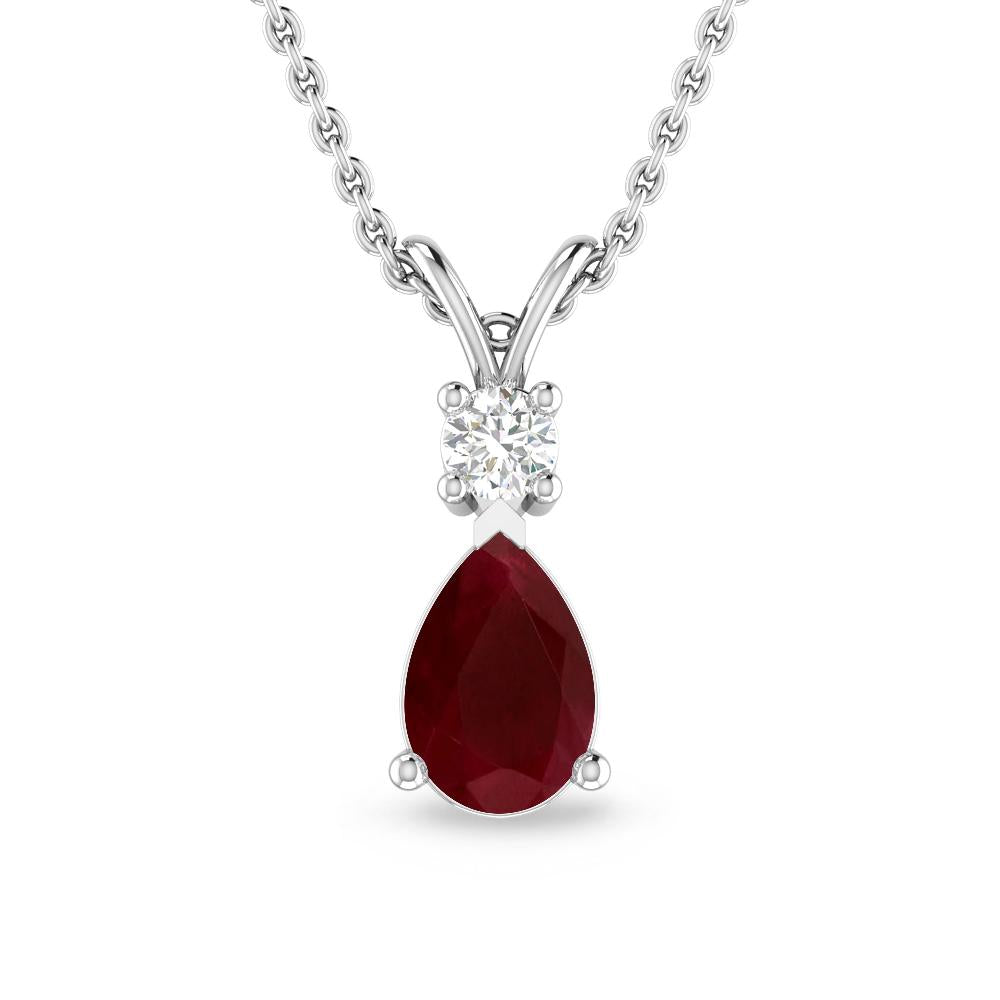 White Gold - Ruby