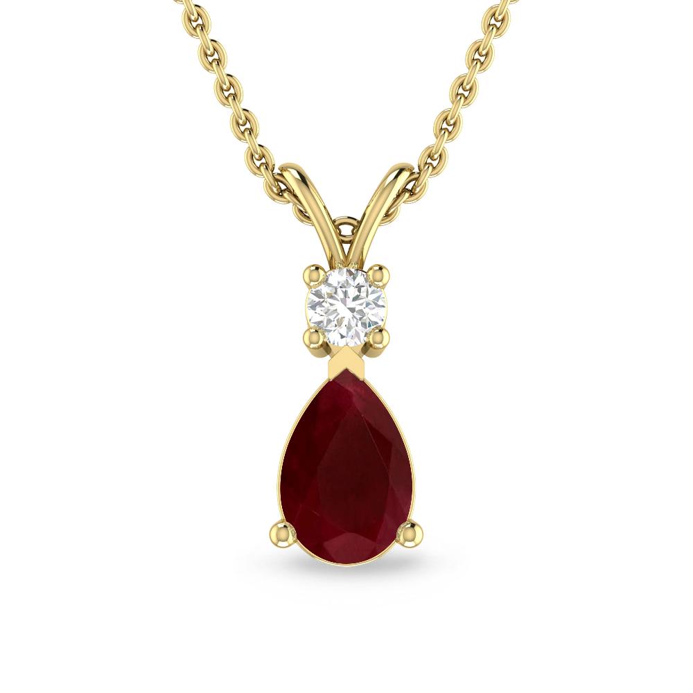 Yellow Gold - Ruby