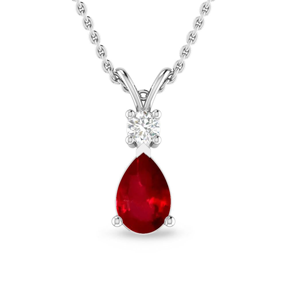 White Gold - Ruby