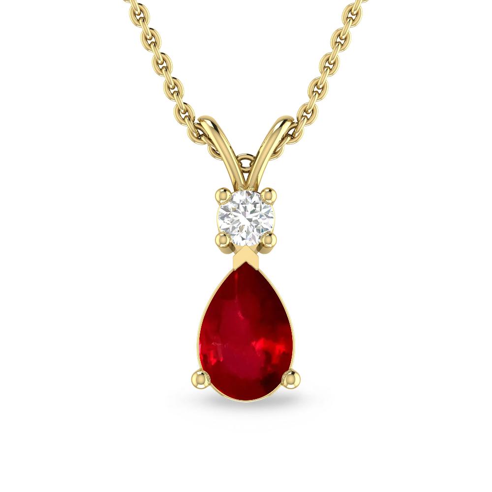 Yellow Gold - Ruby