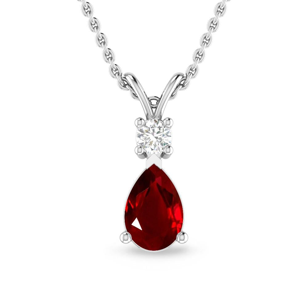 White Gold - Ruby