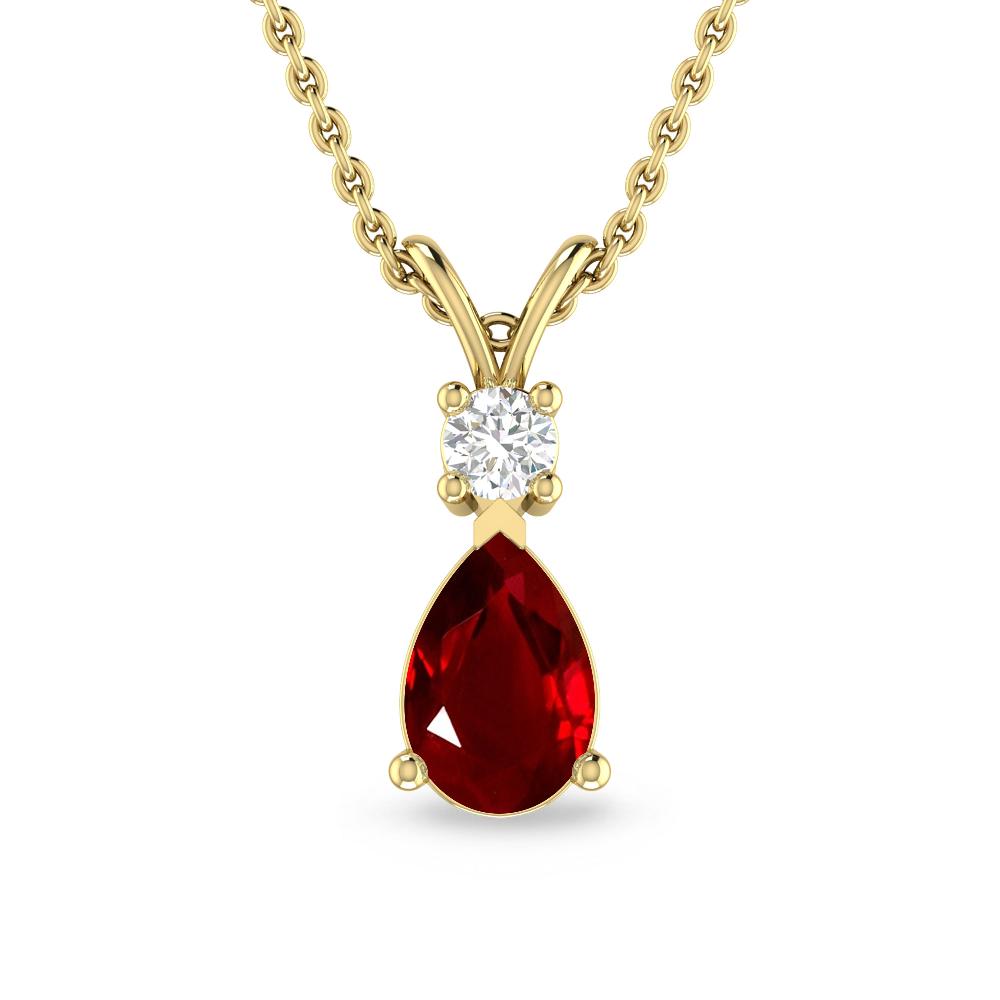 Yellow Gold - Ruby