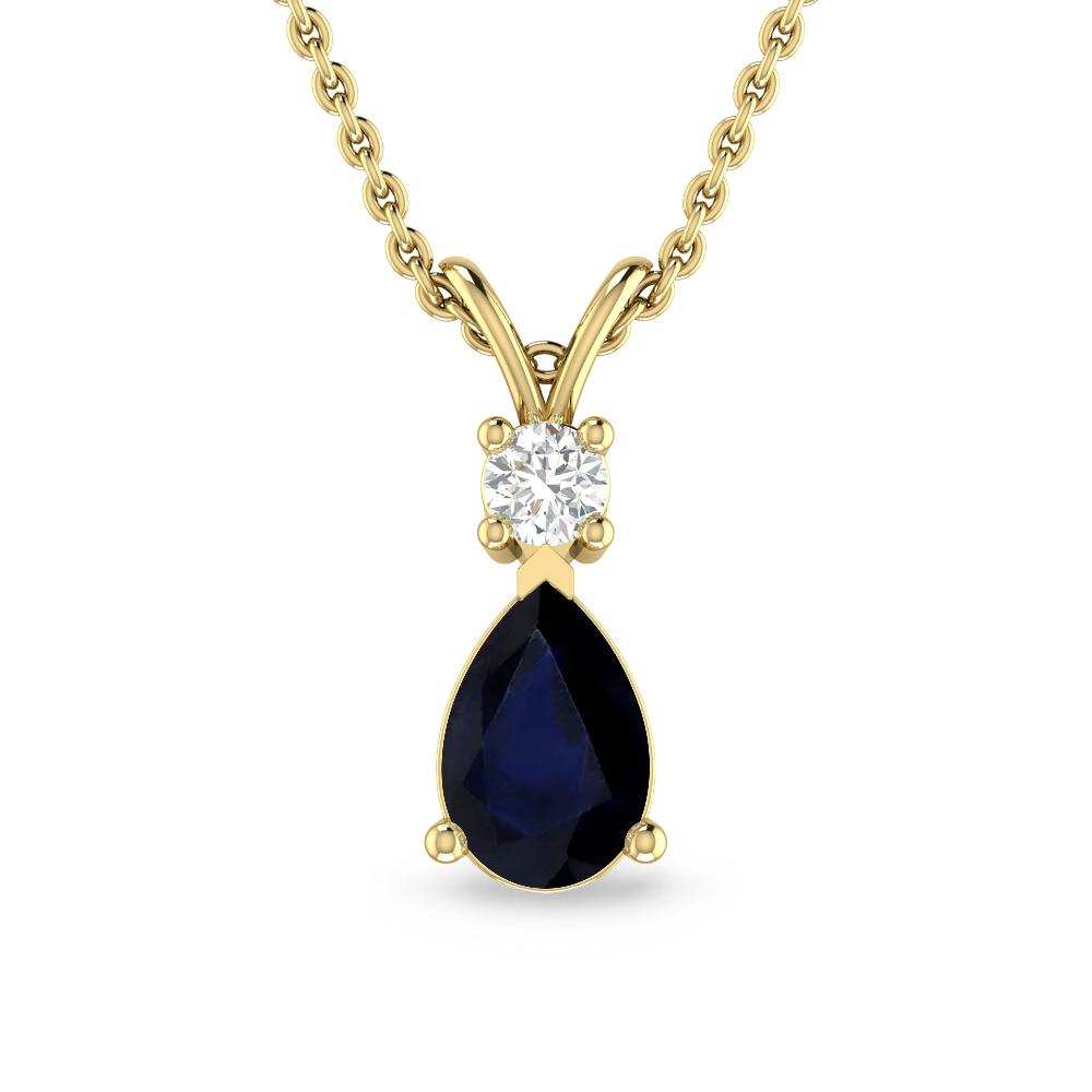 Yellow Gold - Sapphire