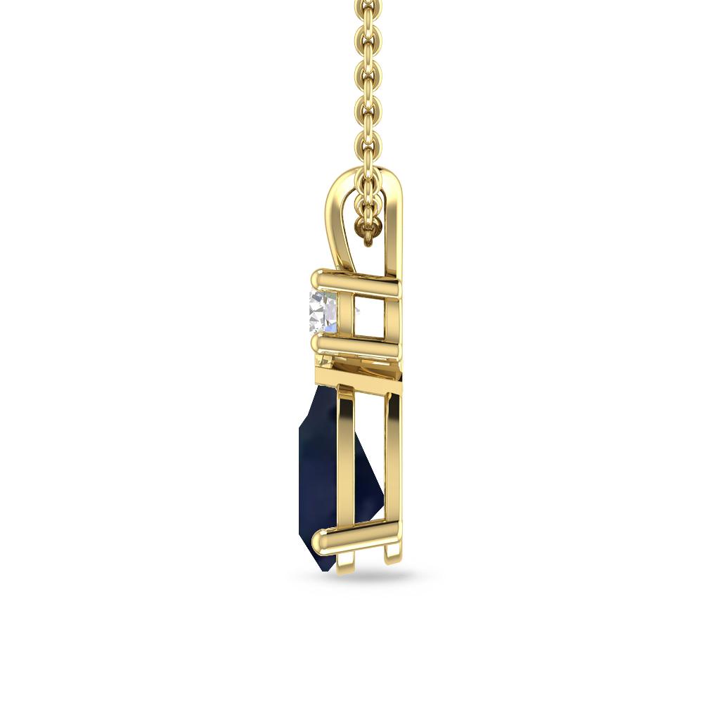 Yellow Gold - Sapphire