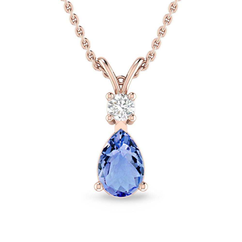 Rose Gold - Tanzanite