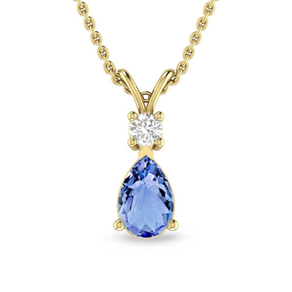 Yellow Gold - Tanzanite