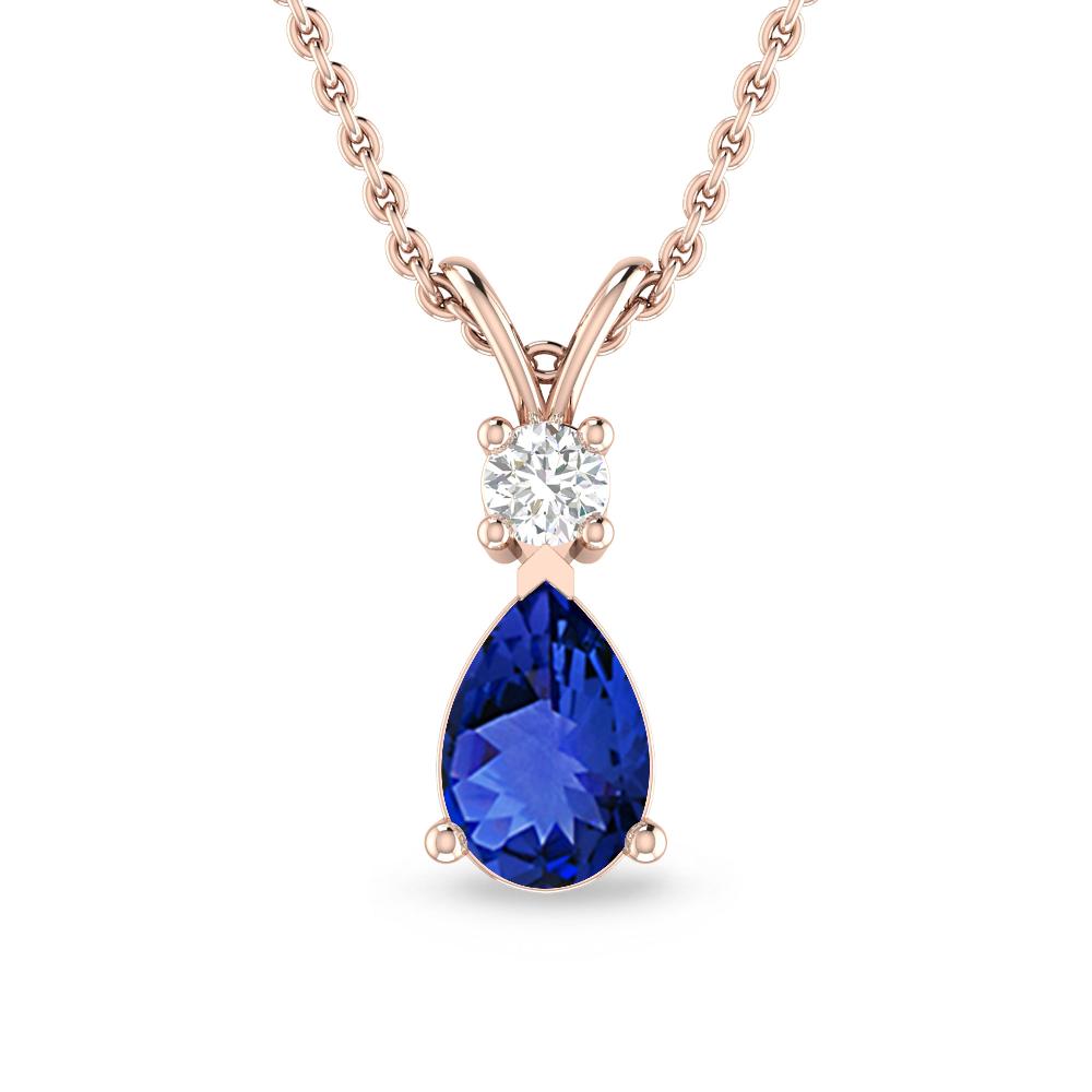Rose Gold - Tanzanite