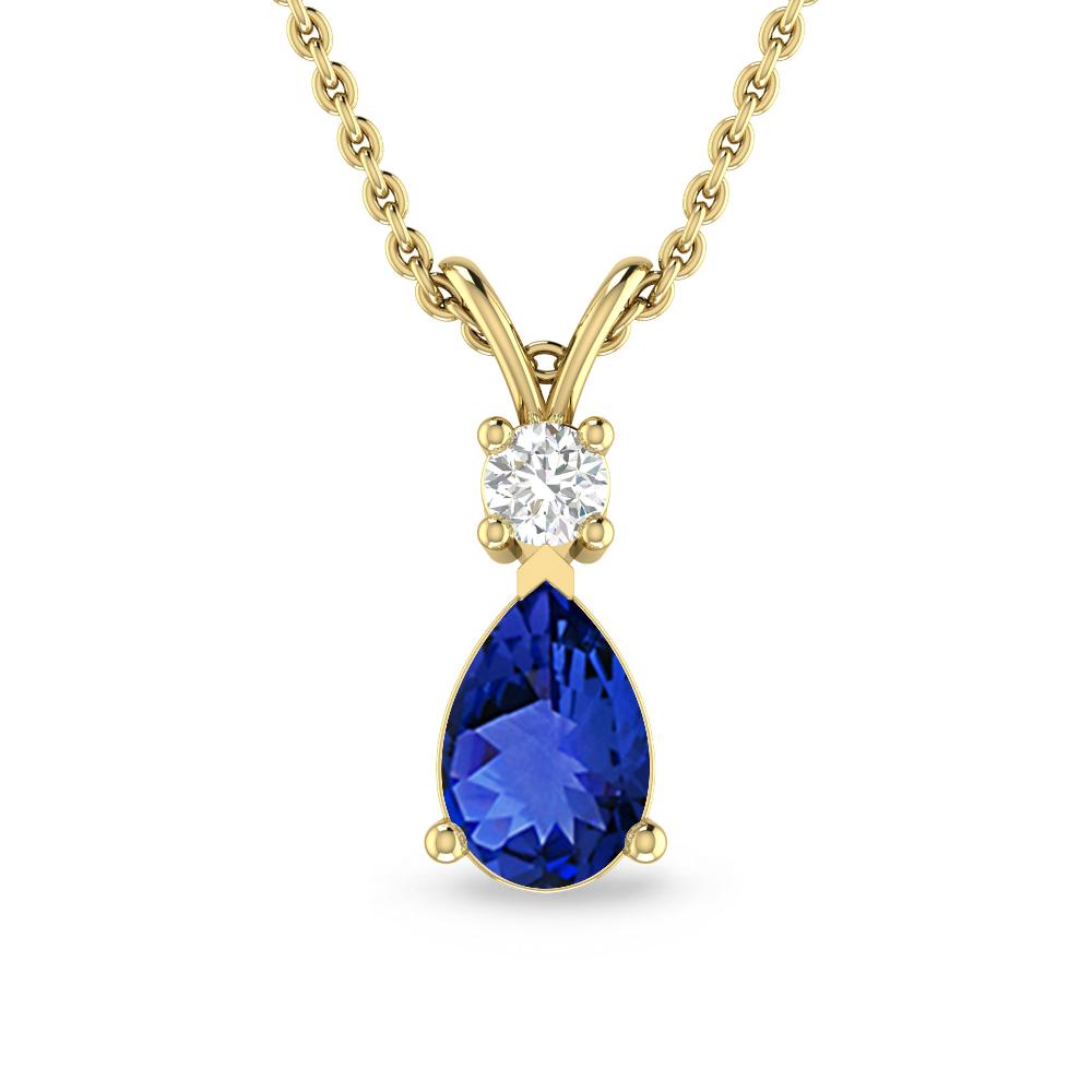Yellow Gold - Tanzanite