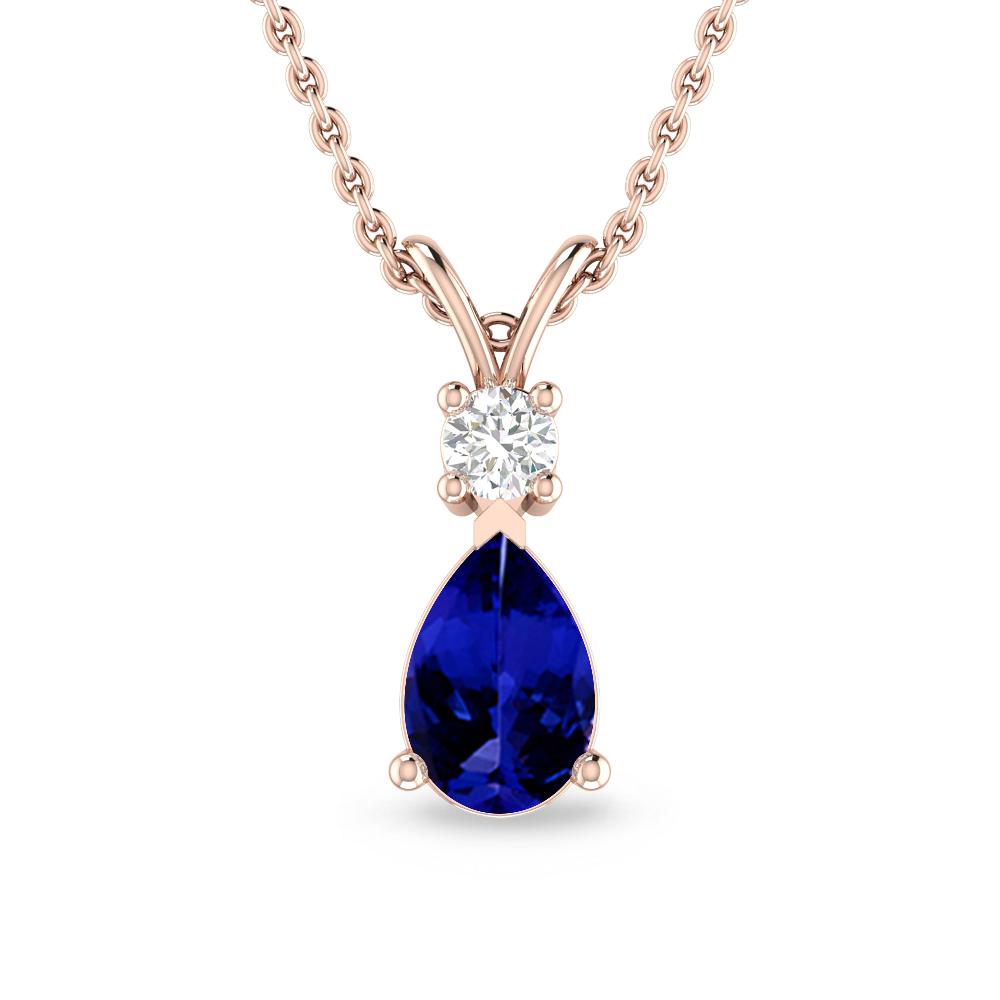 Rose Gold - Tanzanite