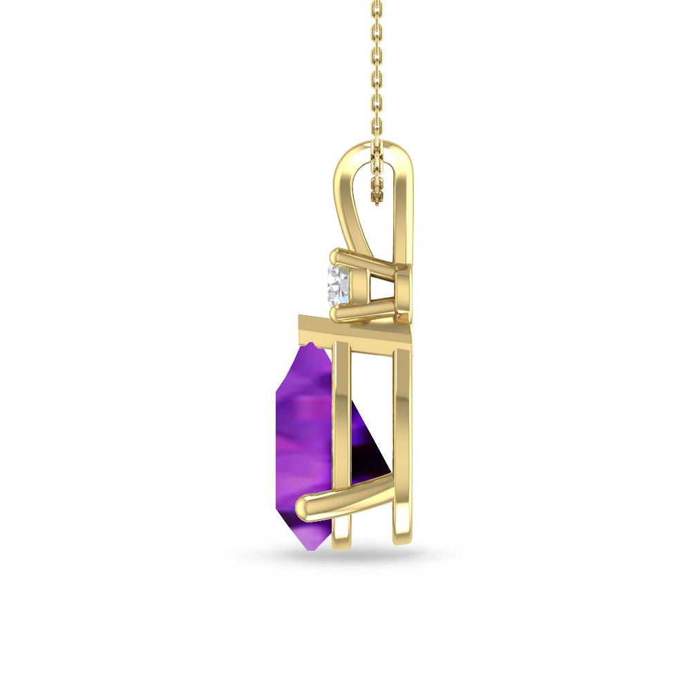Yellow Gold - Amethyst