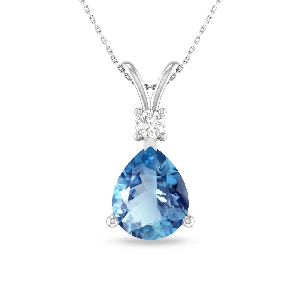 White Gold - Aquamarine