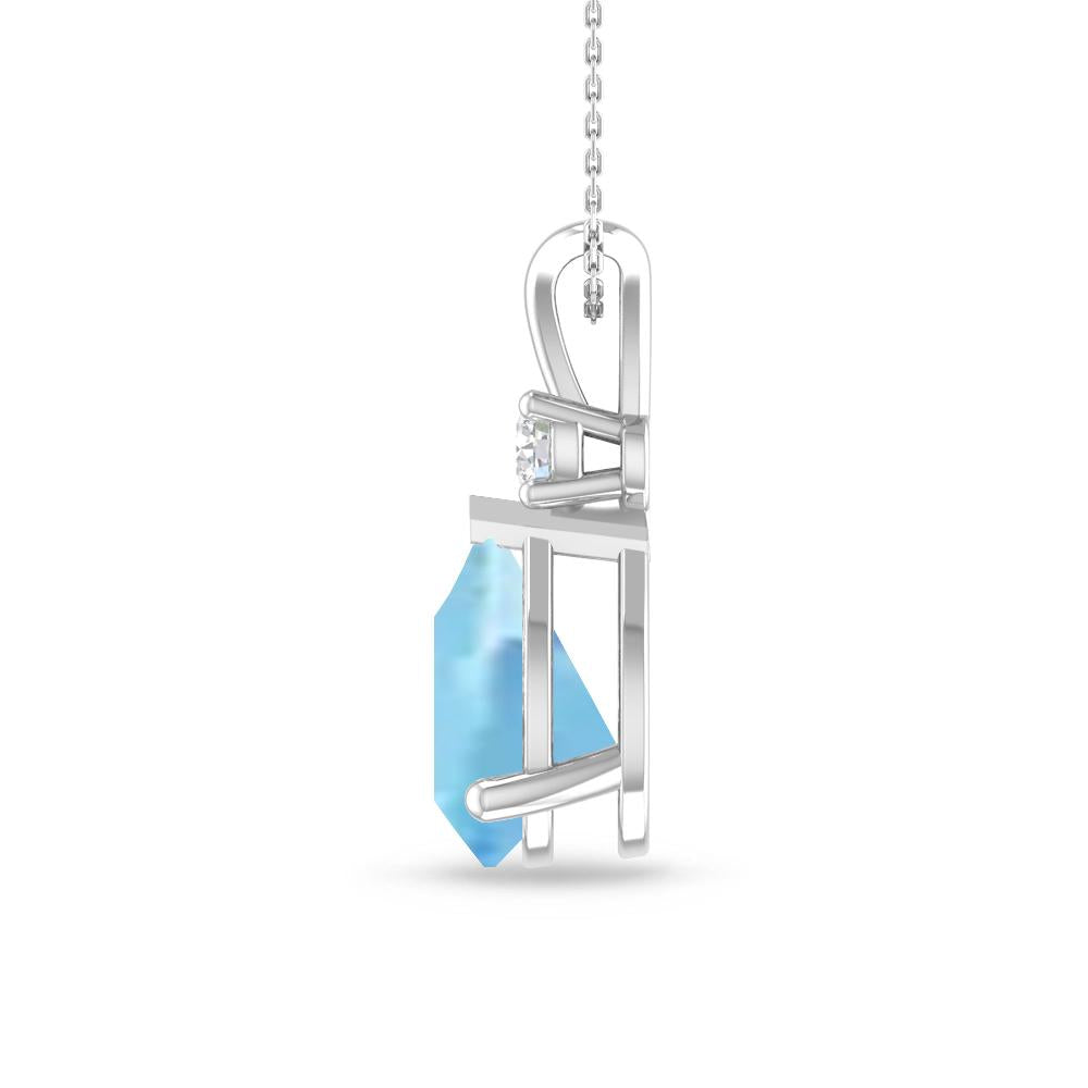 White Gold - Aquamarine