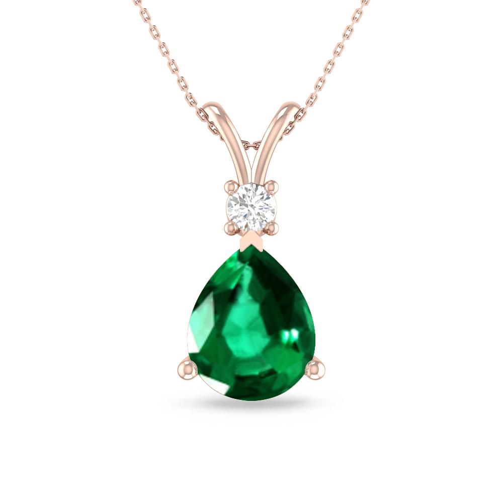 Rose Gold - Emerald
