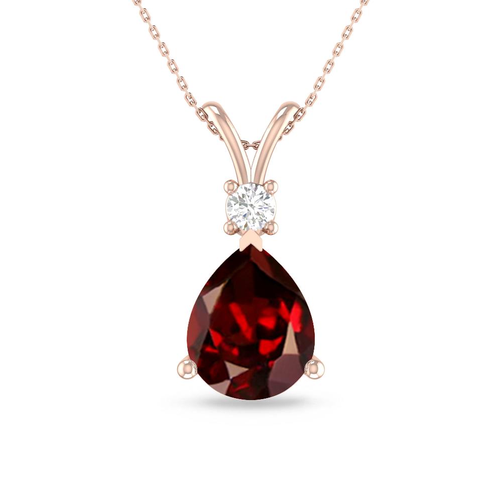 Rose Gold - Garnet