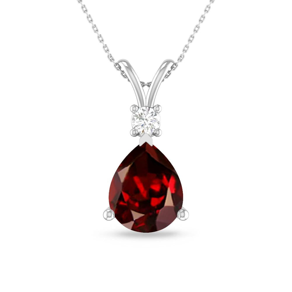 White Gold - Garnet