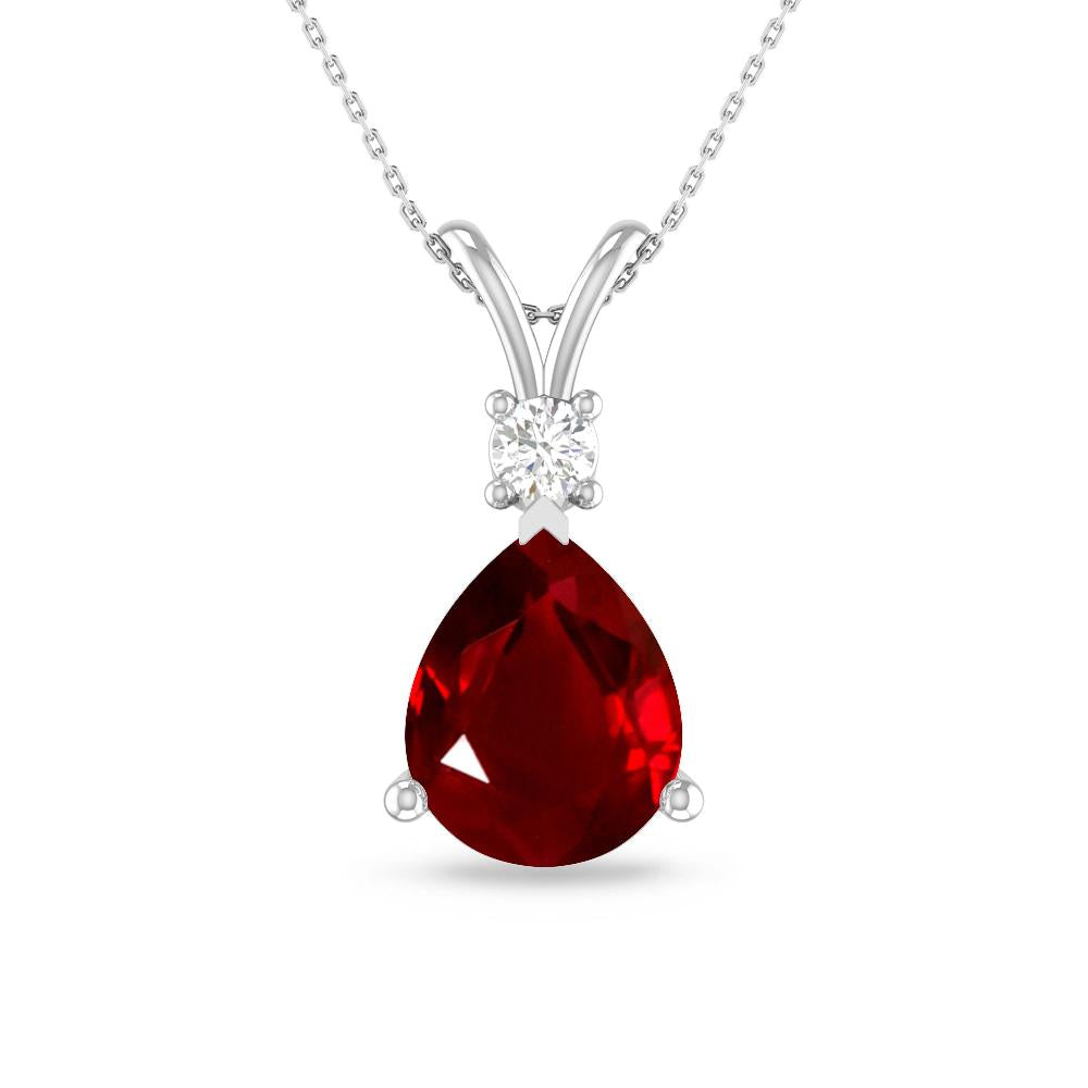 White Gold - Ruby