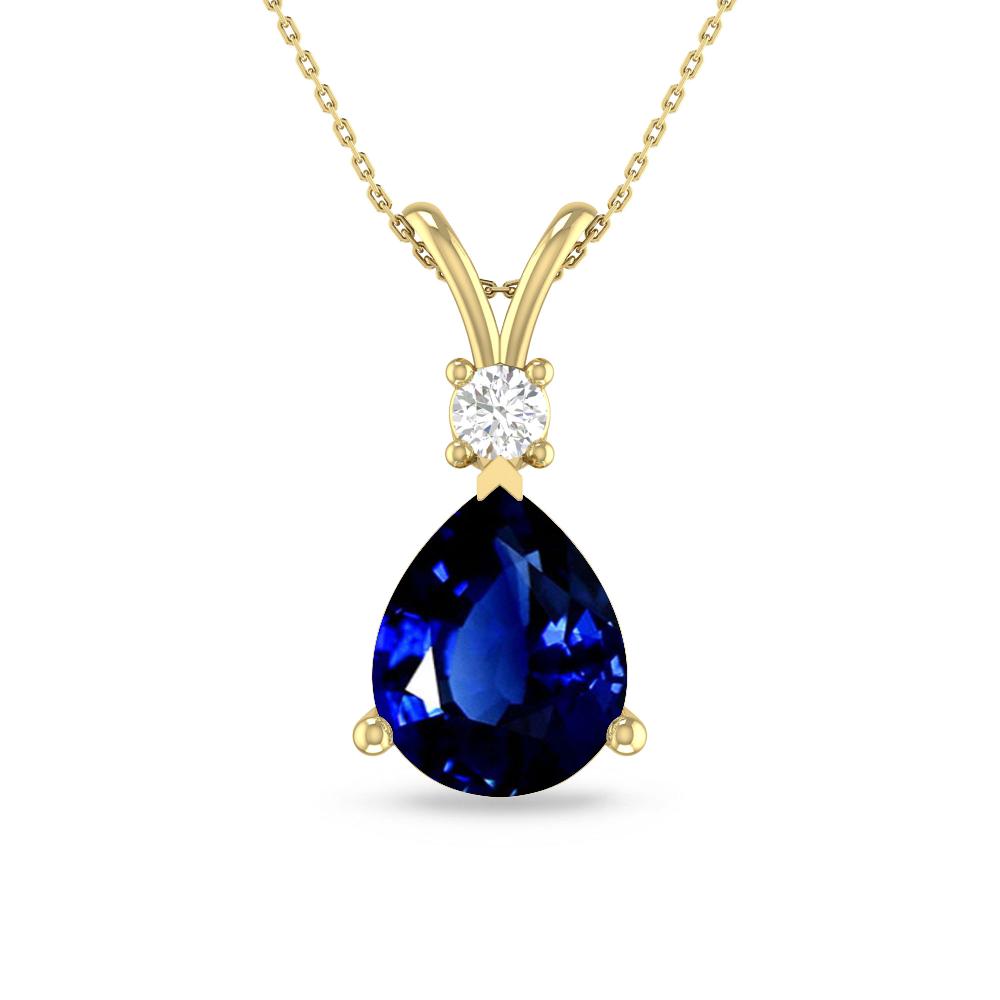 Yellow Gold - Sapphire