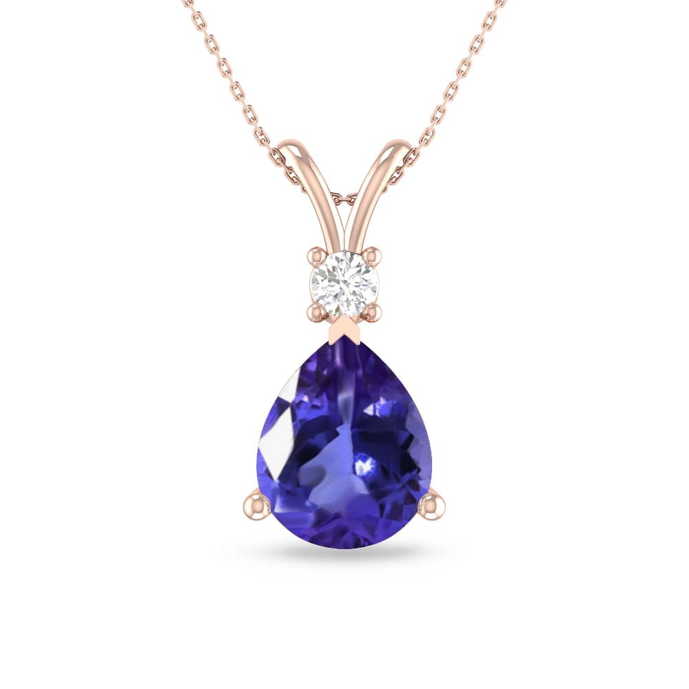 Rose Gold - Tanzanite