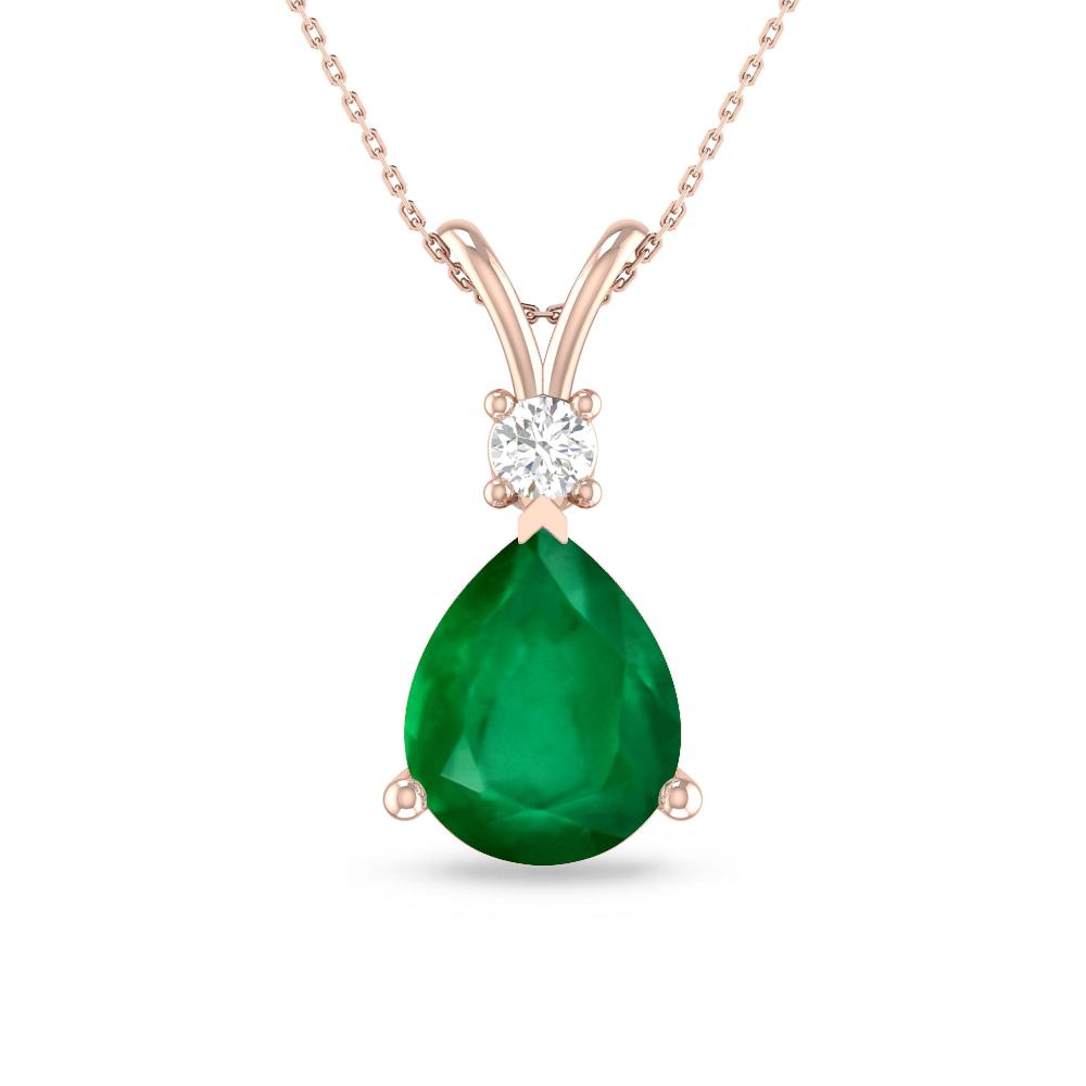 Rose Gold - Emerald