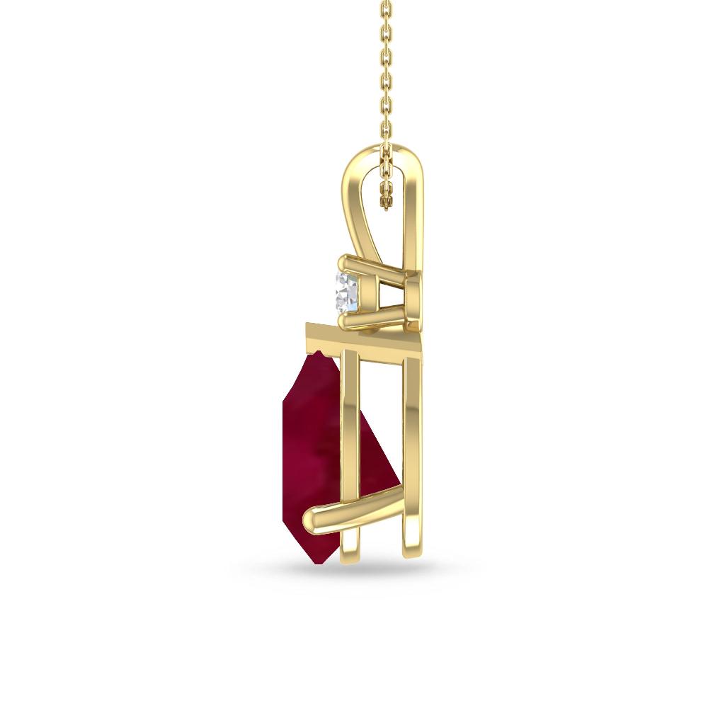 Yellow Gold - Garnet