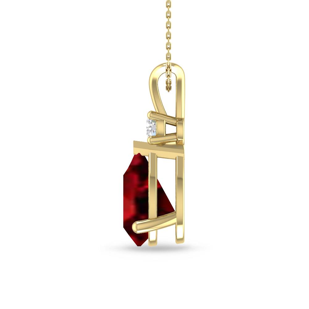 Yellow Gold - Garnet