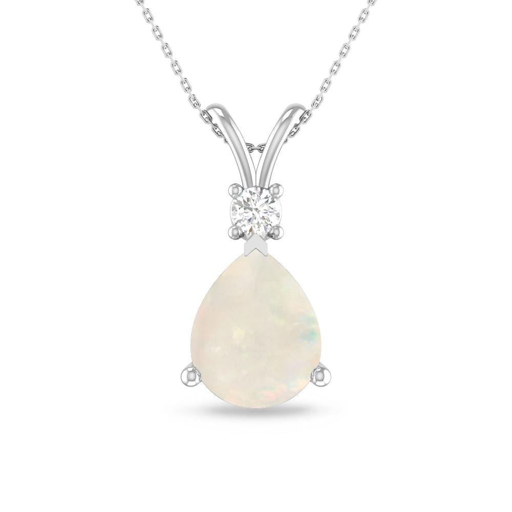White Gold - Opal