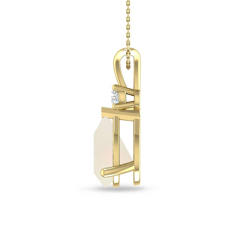 Yellow Gold - Opal