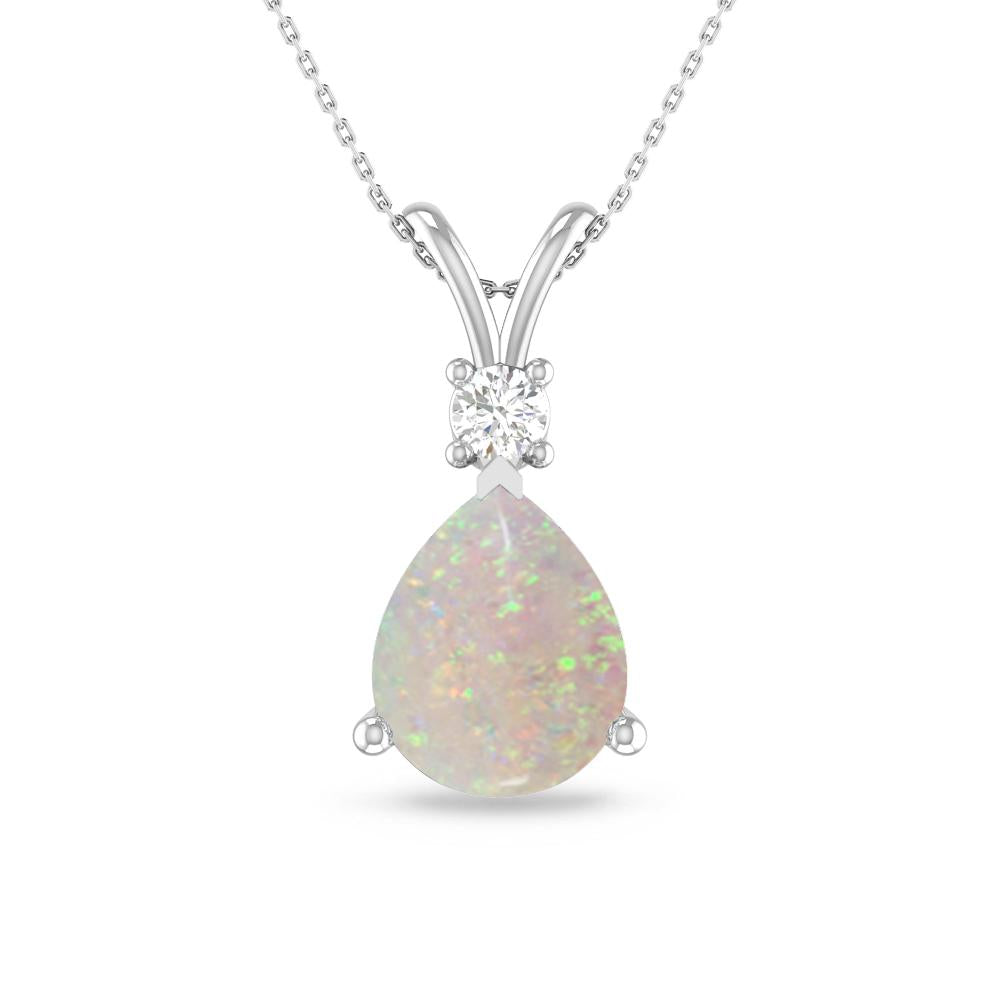 White Gold - Opal