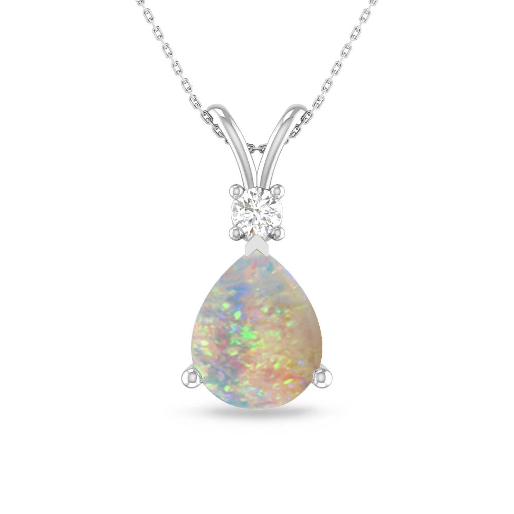 White Gold - Opal