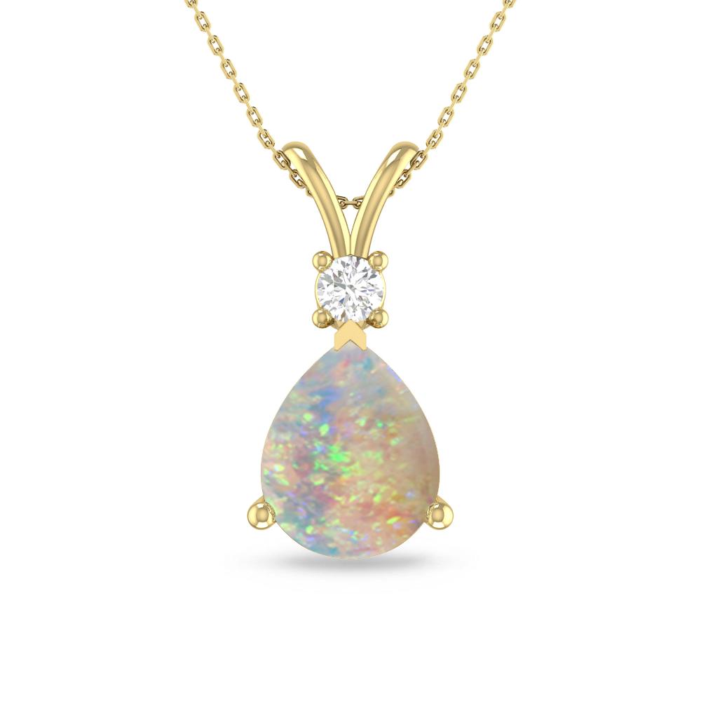 Yellow Gold - Opal