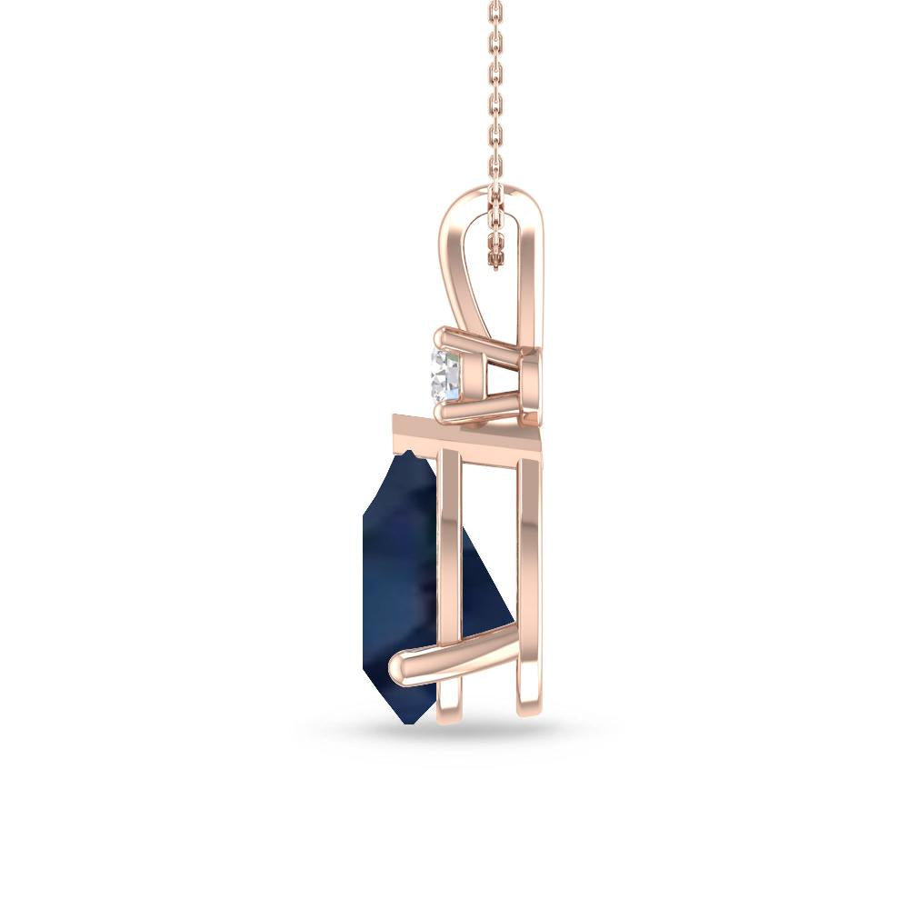 Rose Gold - Sapphire