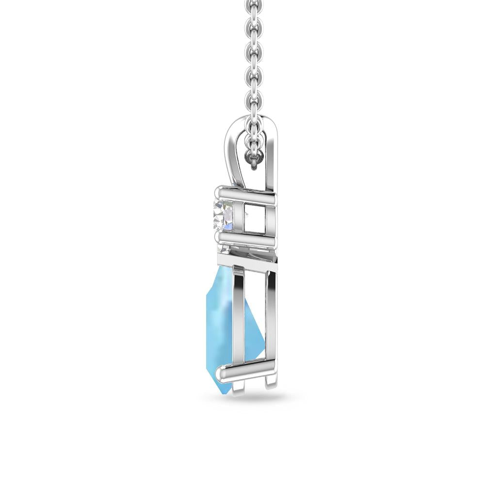 White Gold - Aquamarine