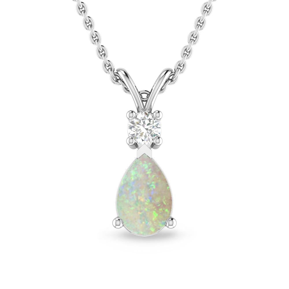 White Gold - Opal