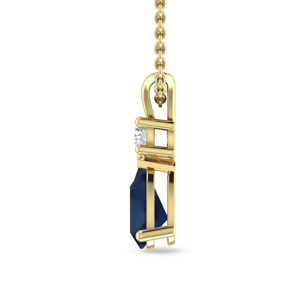 Yellow Gold - Sapphire