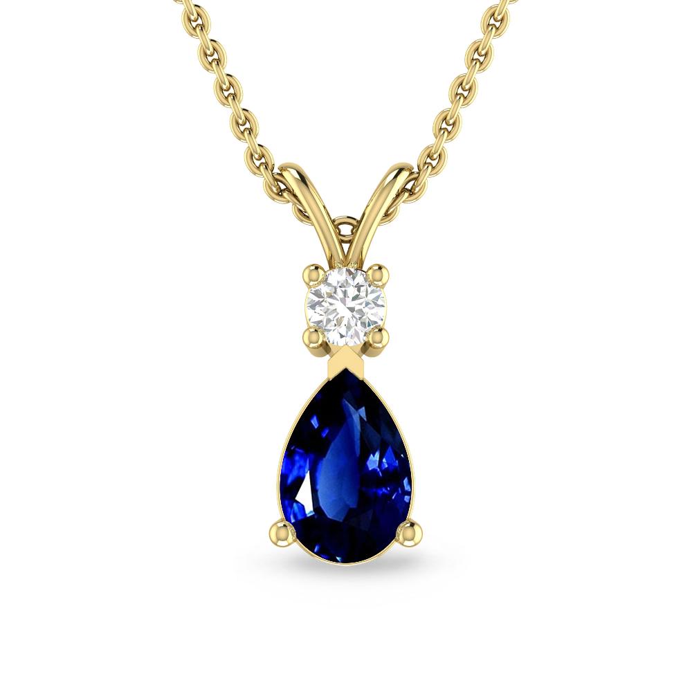 Yellow Gold - Sapphire