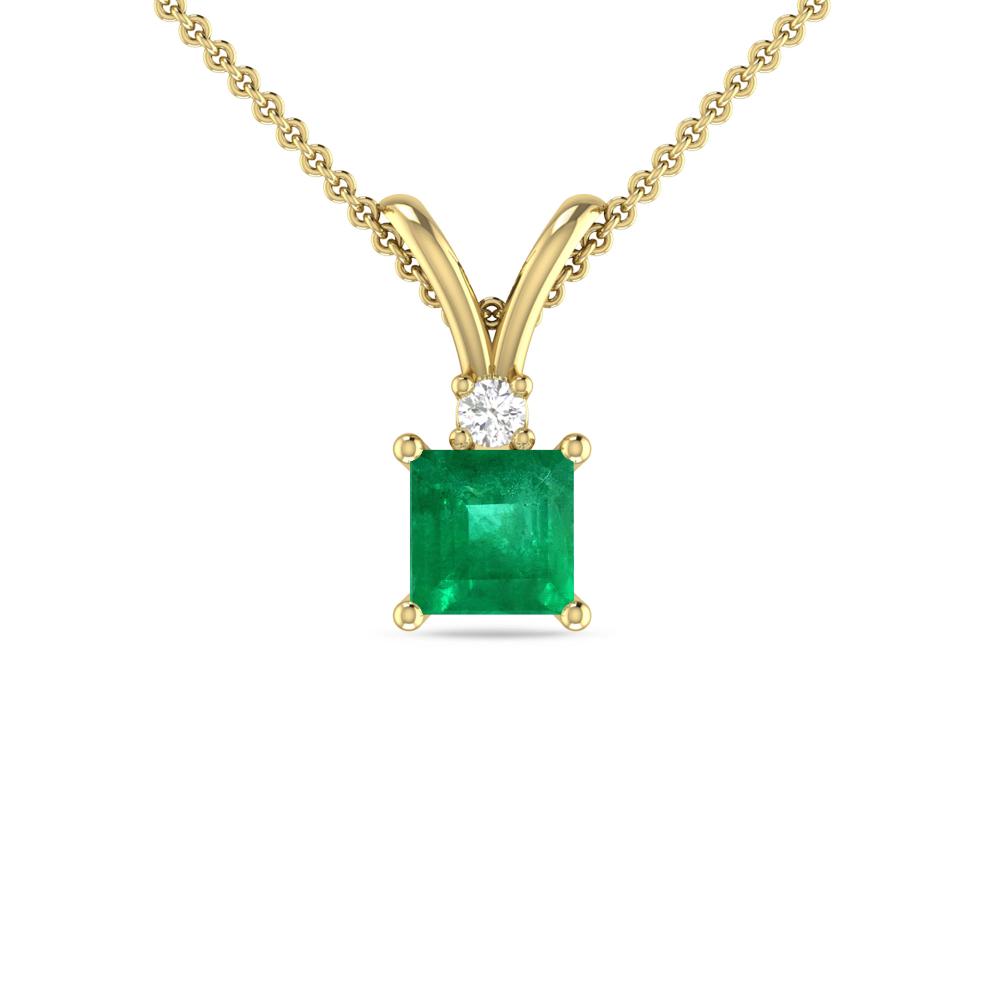 Yellow Gold - Emerald