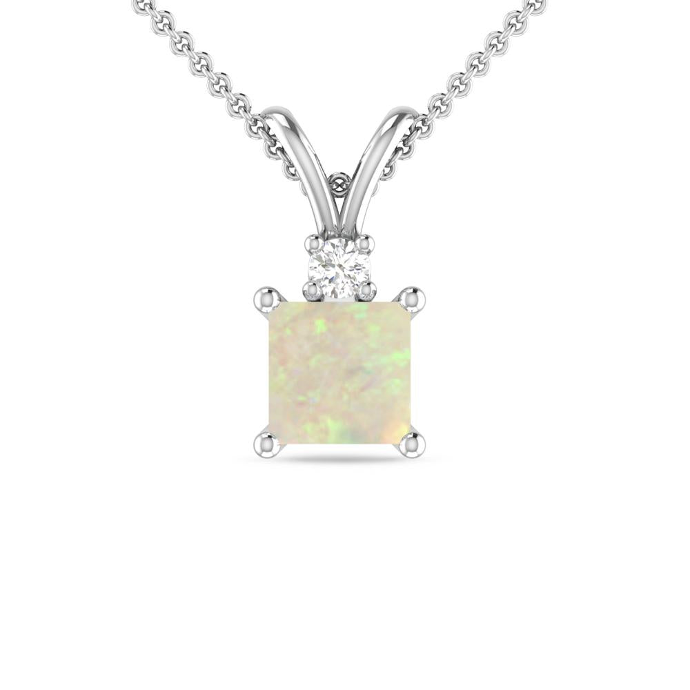 White Gold - Opal