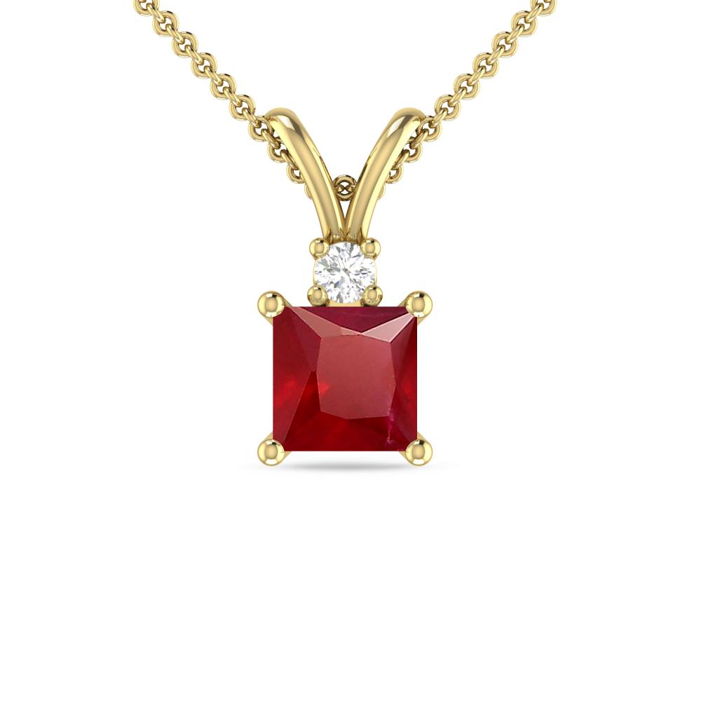 Yellow Gold - Ruby