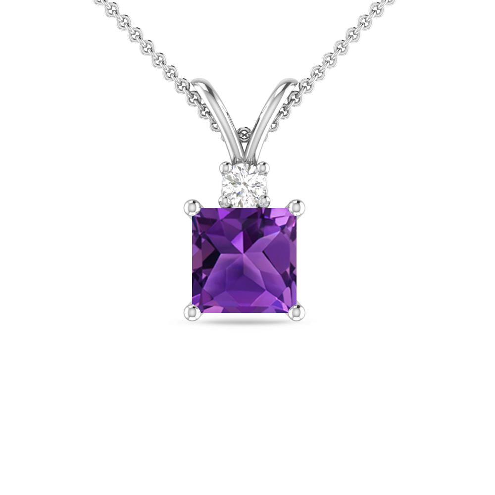 White Gold - Amethyst