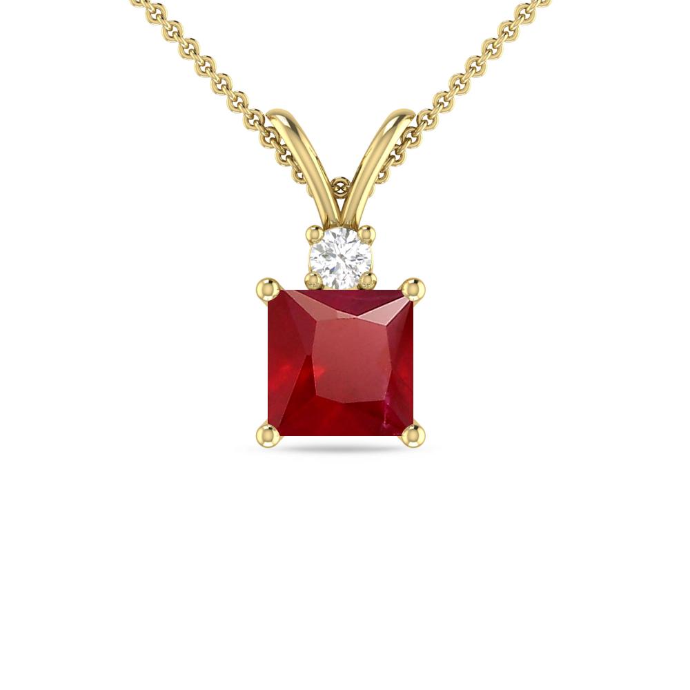 Yellow Gold - Ruby