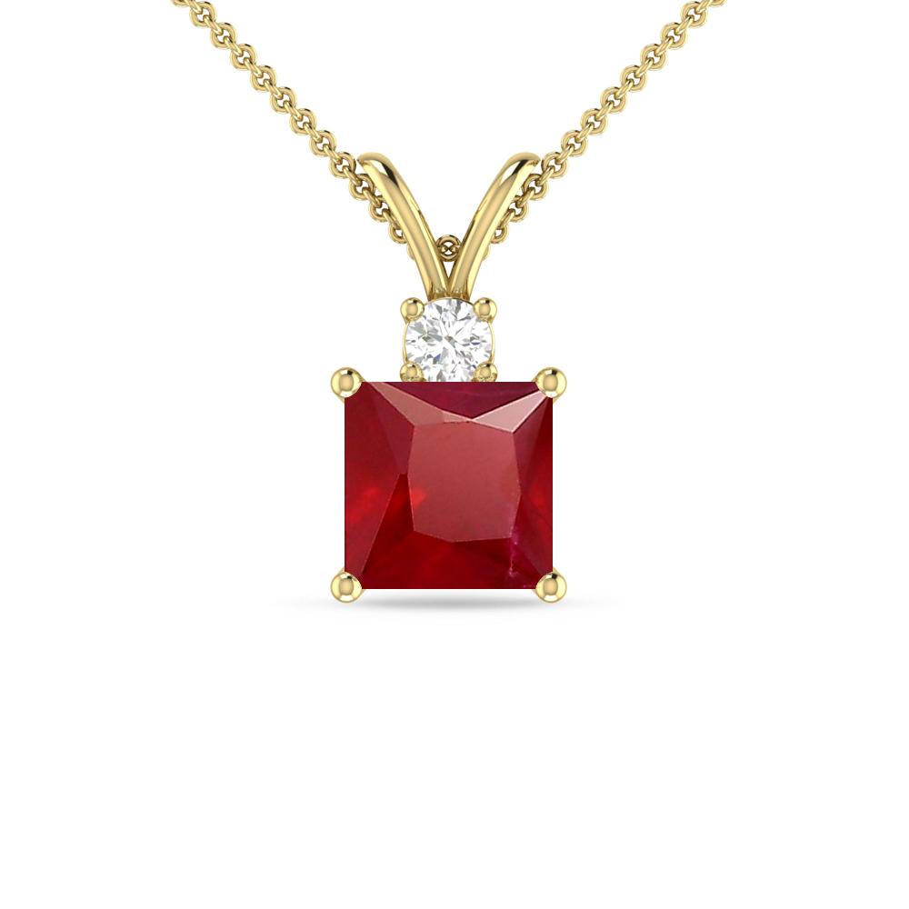 Yellow Gold - Ruby