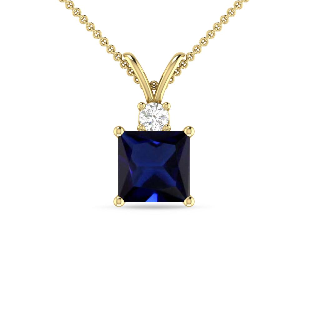 Yellow Gold - Sapphire
