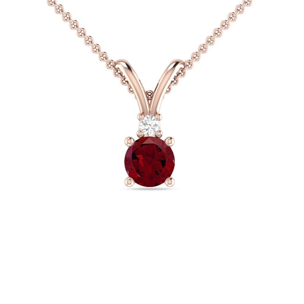 Rose Gold - Garnet