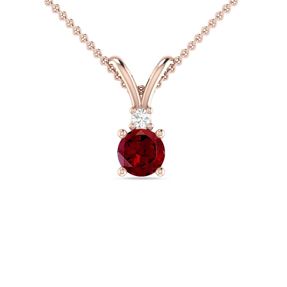 Rose Gold - Garnet