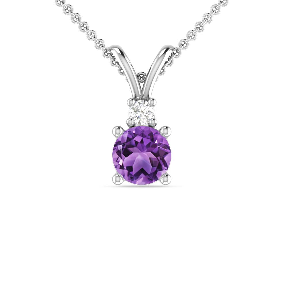White Gold - Amethyst