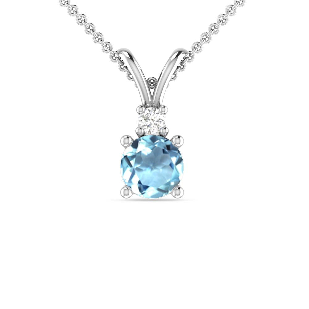 White Gold - Aquamarine