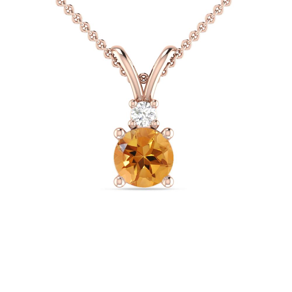 Rose Gold - Citrine